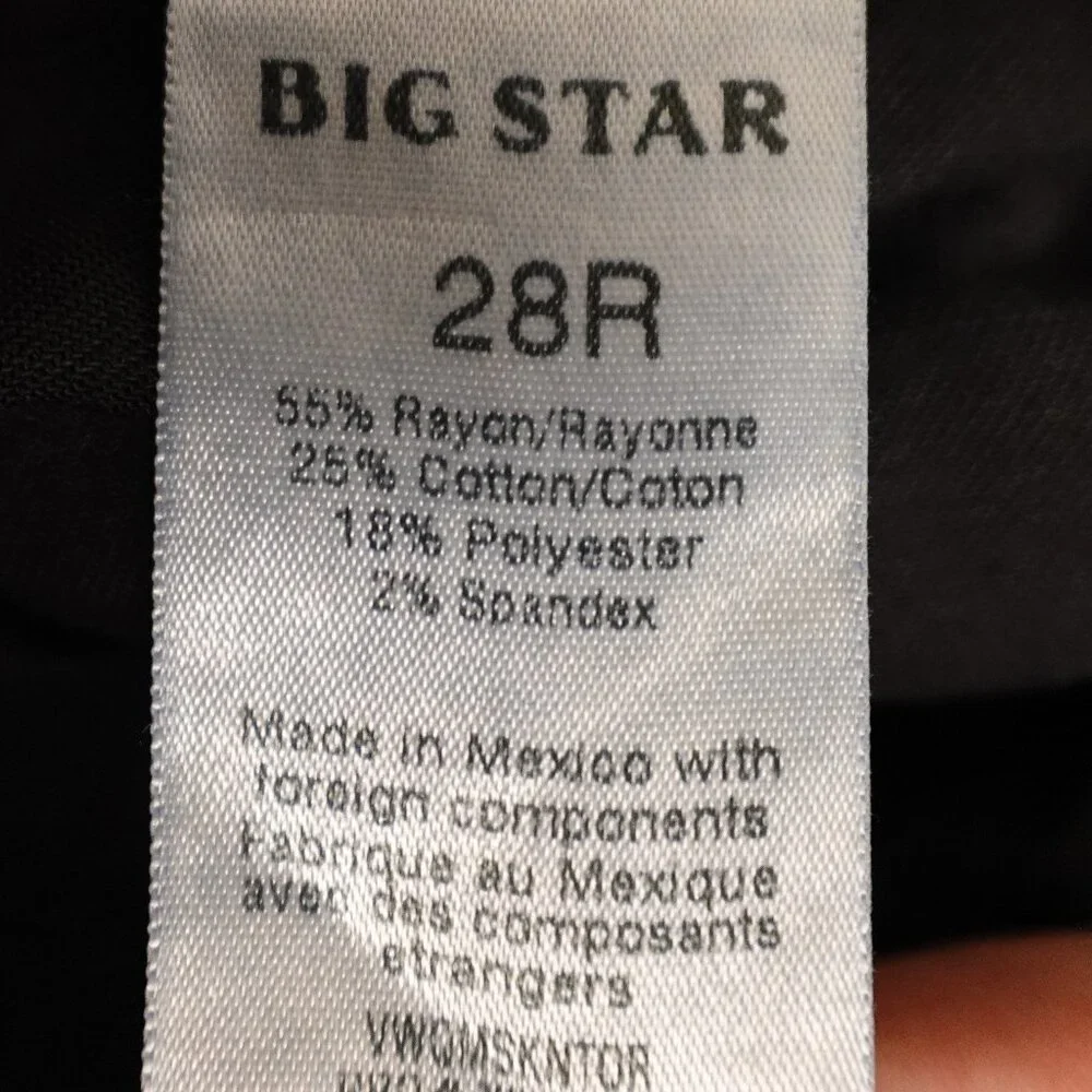 Big Star jeans Maddie skinny women's‎ 28R blue western